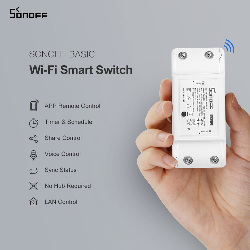 Itead SONOFF Basic R2 Mini DIY - Sonoff Basic Switch recensie en prijs