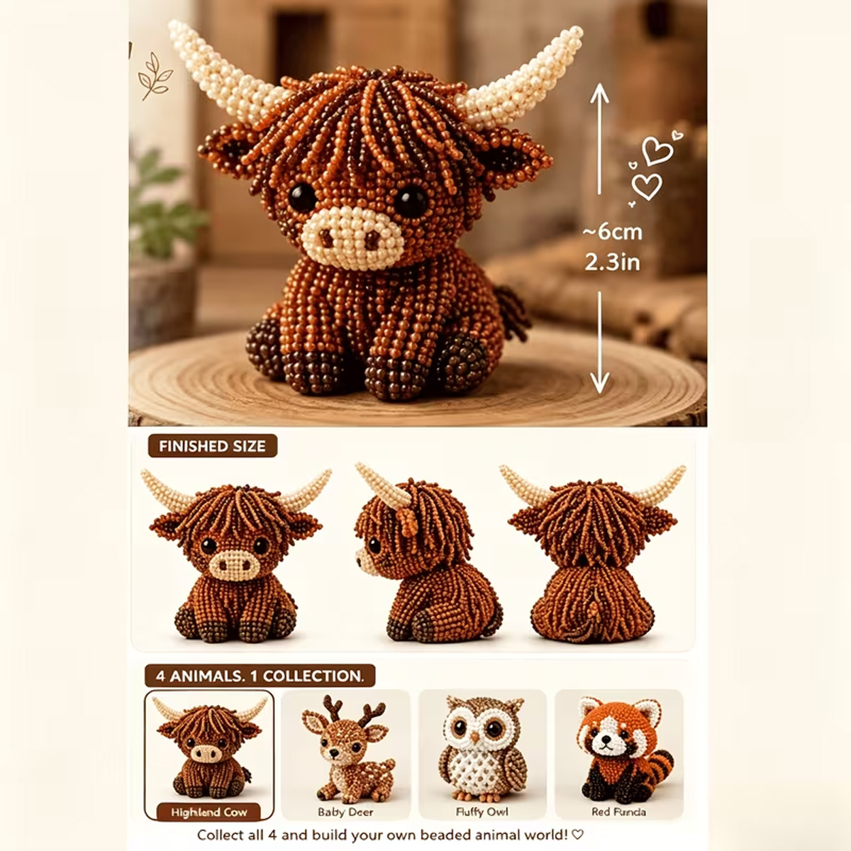 Mini 3D-dierenset met kralen,  - Diy Automation Projects recensie en prijs
